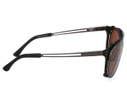 Serengeti Palmiro Polarised Sunglasses - Satin Black/Brown