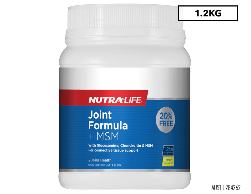 Nutra-Life Joint Formula + MSM Lemon Powder 1.2kg
