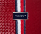 Tommy Hilfiger Basket Weave Collection 2-Piece Expandable Luggage/Suitcase Set - Red