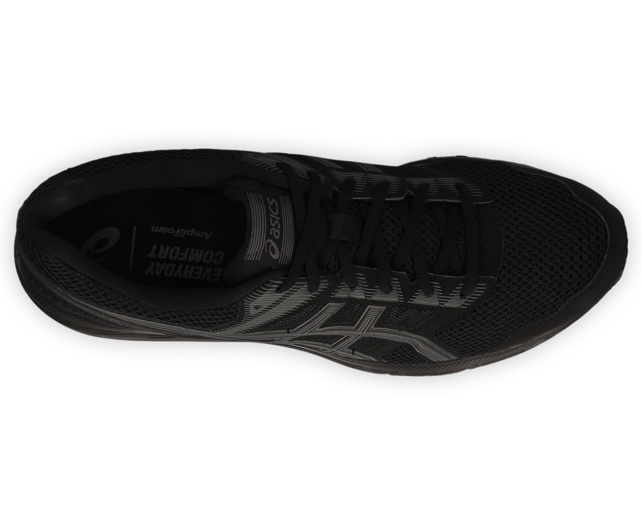 ASICS Men's GEL-Contend 5 Running Sports Shoes - Black/Dark Grey ...