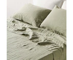 Pure Linen Sheet Set - Cactus by Montauk Style.