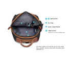 CoolBELL Nylon 13 Inches Sling Backpack Shoulder Bag Waterproof Cross Body Bag-Black