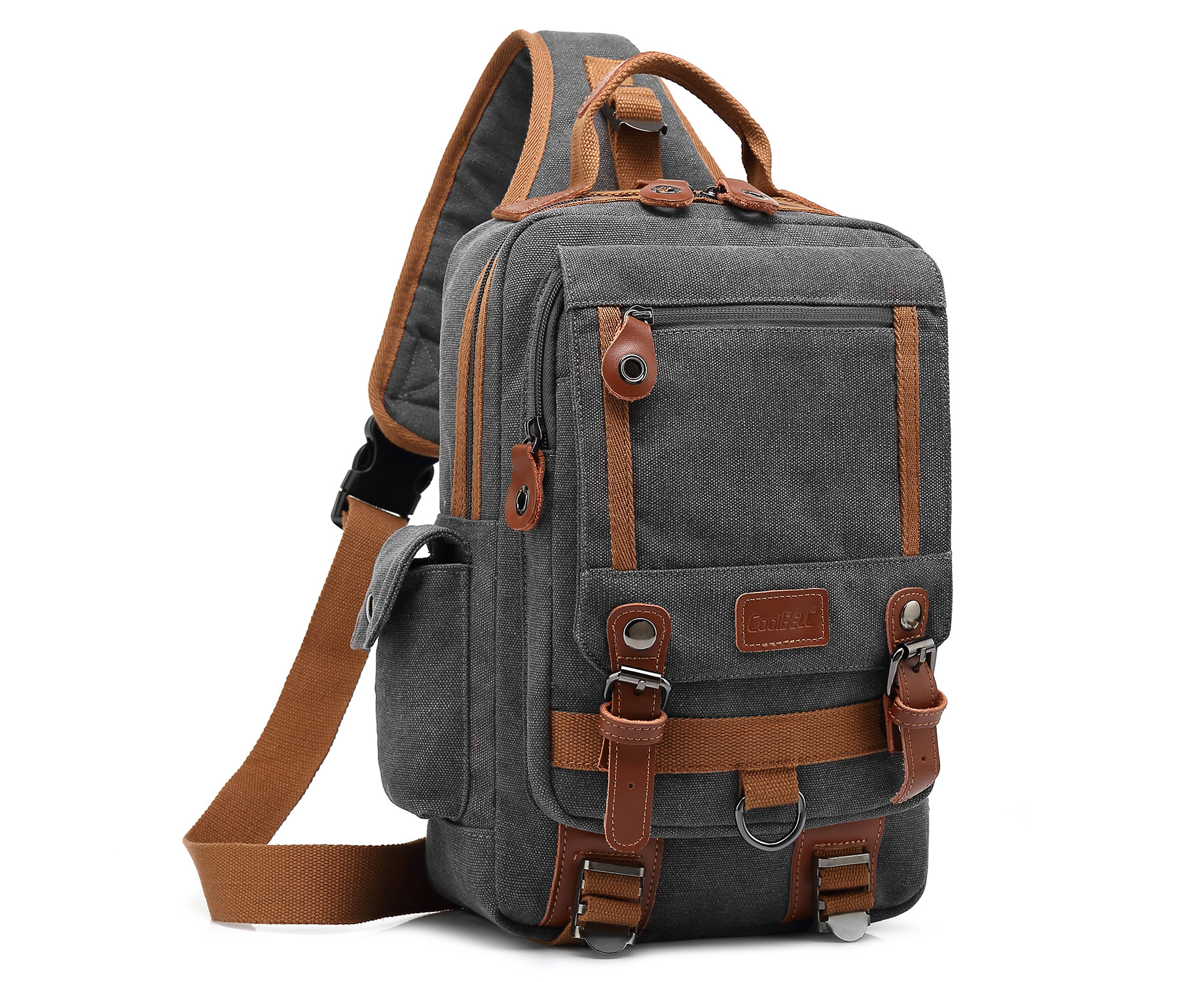 CoolBELL Nylon 13 Inches Sling Backpack Shoulder Bag Waterproof Cross ...