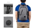 CoolBELL 15.6 Inch Laptop Backpack Water-resistant Travel Rucksack-Grey 3