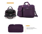 CoolBELL Unisex Canvas 17.3 Inch Laptop Bag-Purple