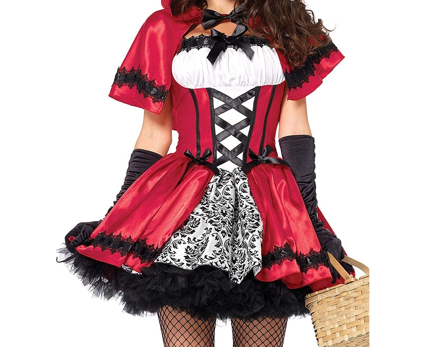 Leg Avenue Red Little Riding Hood 1X/2X Plus Costume Dress Set