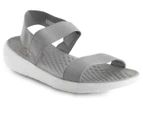 Crocs Women's LiteRide Sandal - Light Grey/White