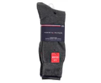 Tommy Hilfiger Men's Size 7-12 Comfort Blend Sock 5-Pack - Grey/Navy 