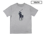 Polo Ralph Lauren Boys' Performance Jersey T-Shirt - Heather Grey