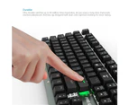 Arealer Roarer 104 Keys RGB Blue Switches Mechanical Gaming Macro Keyboard for Professional Gamers