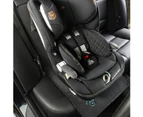 Tuff Bubbs Car Seat Protector - Black with Blue Bear Logo