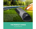 Weisshorn Sleeping Bag Bags Single Camping Hiking -10C Tent Winter Thermal Grey