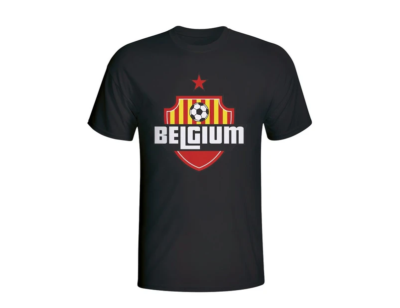 Belgium Country Logo T-shirt (black) - Kids