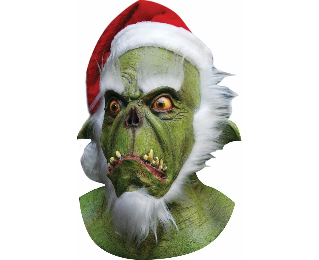 The Grinch Evil Santa Claus Latex Adult Mask