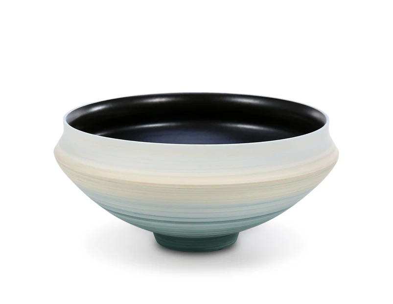 Tooarts Ceramic Fruit Bowl Decorative Centerpiece