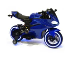 Kids Ride-On Motor Bike Ducati Replica By Little Riders Electric Toy Motorised 12V - Blue