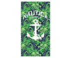 Nautica Anchor Supply Beach Towel - Green/White