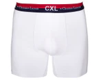CXL By Christian Lacroix Men's Cotton Stretch Boxer Brief 3-Pack - Black/Grey/White