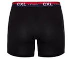 CXL By Christian Lacroix Men's Cotton Stretch Boxer Brief 3-Pack - Black