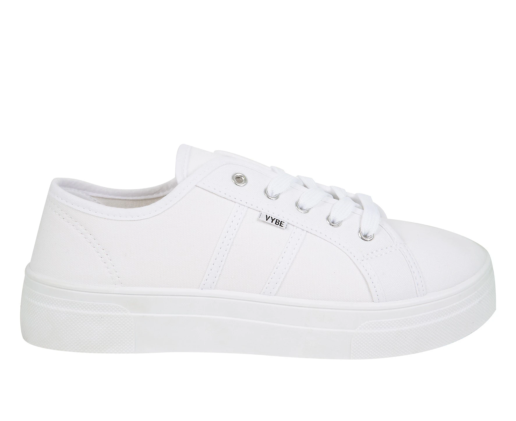 Saber Vybe Flatform Sneaker Trainer Retro Women's - White