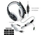 ONIKUMA K1 Casque Camouflage PS4 Headset with Mic Stereo Gaming Headphones for Cell Phone New Xbox One Laptop PC