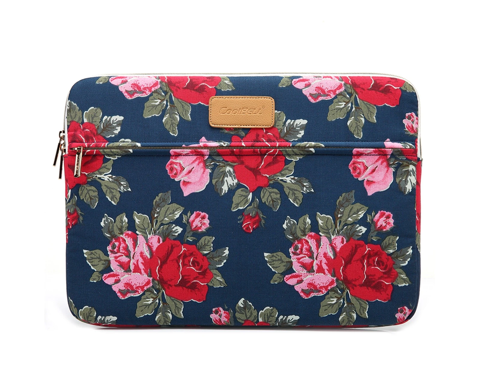 CoolBELL 11.6 Inch Laptop Sleeve-Red peony flower