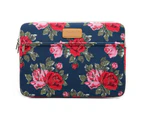 CoolBELL 11.6 Inch Laptop Sleeve-Red peony flower
