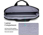 BRINCH Multi-functional 15.6 Inch Laptop Carrying Bag-Black