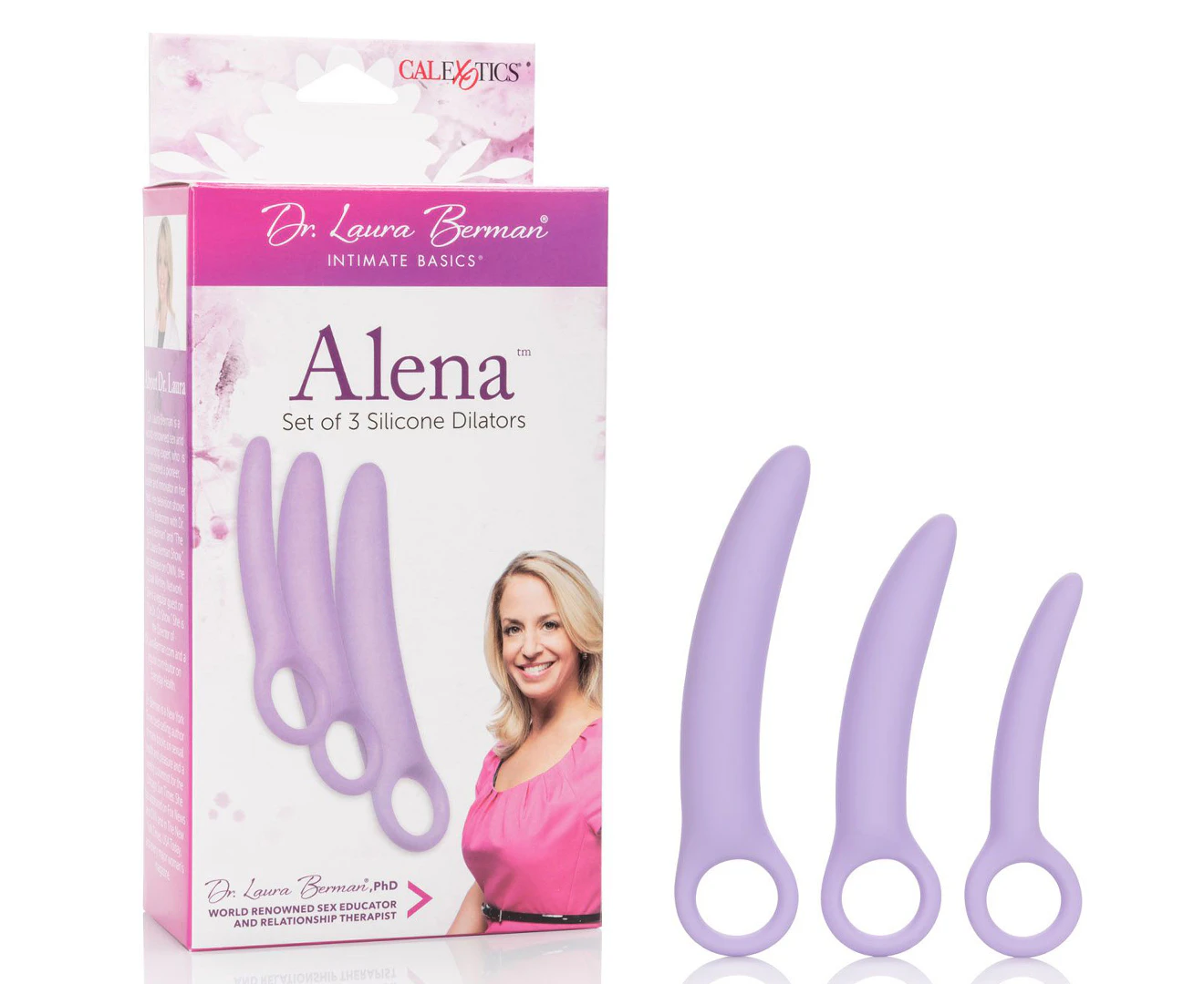 Dr. Laura Berman(R) Alena(TM) Set of 3 Silicone Dilators Sex Toy Adult Pleasure