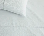 Sheridan Arland King Bed Quilt Cover - Seagrass