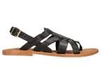 Just Because Women's Tingal Leather Sandal - Black