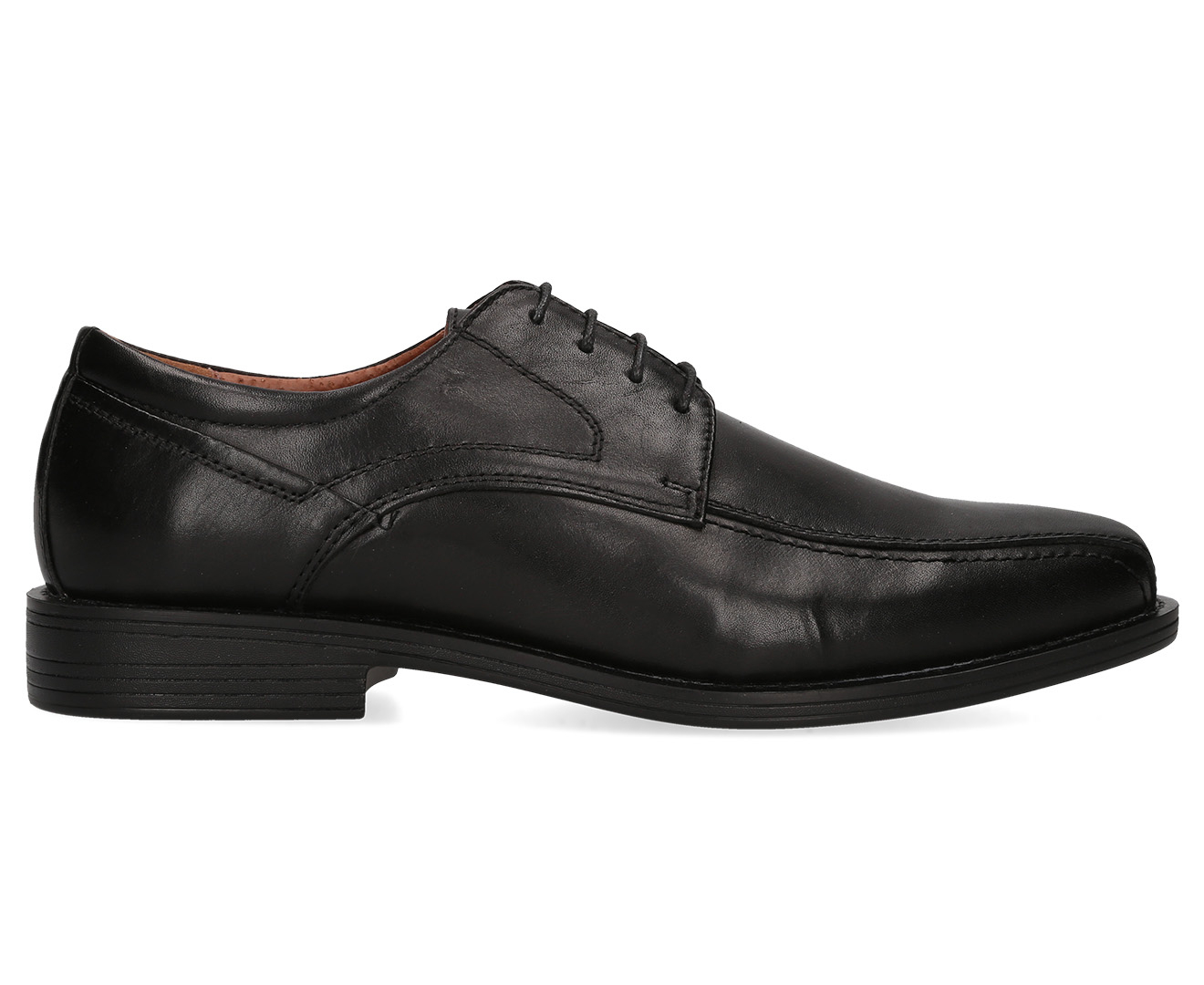 Bata Men's Leather Saratoga Shoe - Black | Catch.co.nz