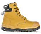 Bata Industrials Helix Ranger Lace Extra Wide Safety Boot - Wheat