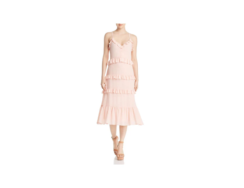 Michael Michael Kors Women's Dresses Midi Dress - Color: Dusty Coral