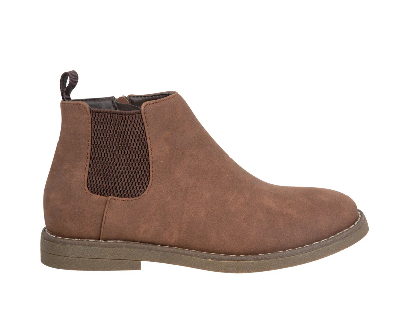 Vince Cooper Cohen Zip Up Ankle Boot Boy's - Tan