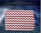 CoolBELL Unisex 15.6 Inch Laptop Sleeve Bag-Red wave
