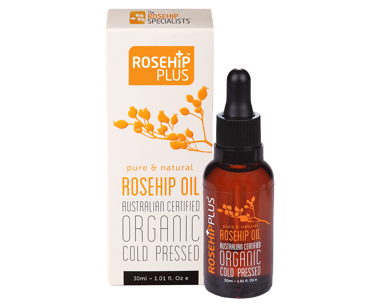 Rosehip Plus Rosehip Oil ACO Certified & Cold Pressed 30ml