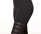 Lorna Jane Women's Intensity Compression Tights - Black/Gold