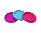 6pc Boon Baby/Toddler/Kids 9m+ Edgeless Nonskid Food/Dish Plate Pink/Purple/Blue