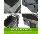Portable 2 Pocket Pet Booster Soft Crate XL - GREY