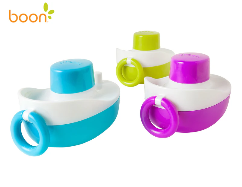 Boon Tones Whistling Boats Baby Bath Toy