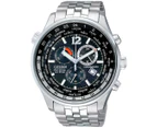 Citizen Eco-Drive Stainless Steel Chronograph Mens Watch. 100m WR. AT0365-56E