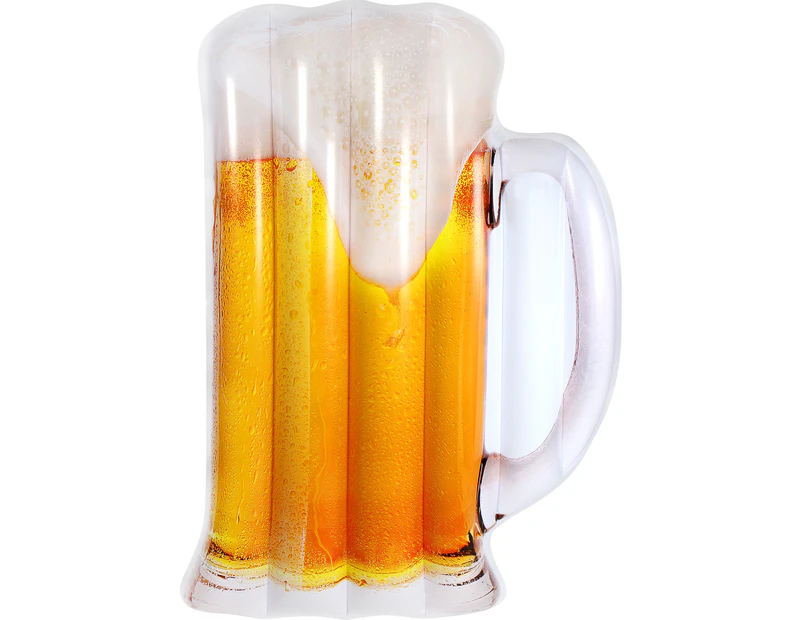 Inflatable Beer Mug Pool Giant Float  Air Mat Lounge Toy Beach Summer Airtime