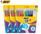 3 x BiC Kids Magic Felt Pens 12-Pack