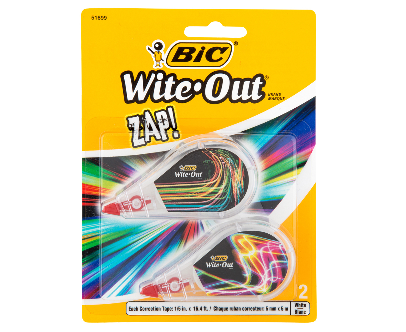 BIC Kit Multicolore avec Rubans Correcteurs Mini…