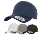Flexfit 5-Panel Curved Classic Snapback Cap - One Size - Navy