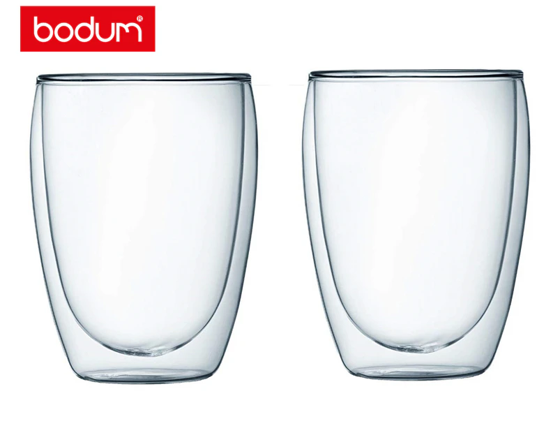 Set of 2 Bodum 350mL Pavina Double Wall Glasses