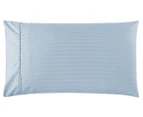 Kensington 1200TC Egyptian Cotton Double Bed Sheet Set - Chambray Stripe