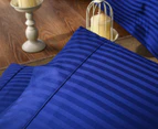 Kensington 1200TC Egyptian Cotton Double Bed Sheet Set - Indigo Stripe