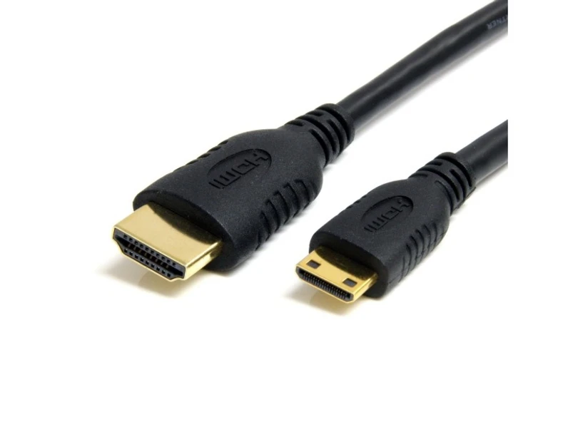 6 ft High Speed HDMI Cable with Ethernet- HDMI to HDMI Mini- M/M